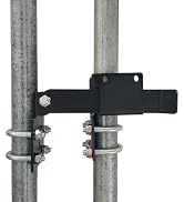 Pxoerzy Chain Link Fence Strong Arm Double Gate Latch for 1-3/8