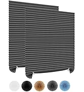 Window Blinds Cordless Blackout No Drill Cut to Size Clip On Stick On Self Adhesive Temporary Bli...