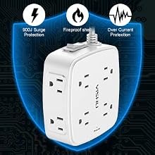 flat plug power strip