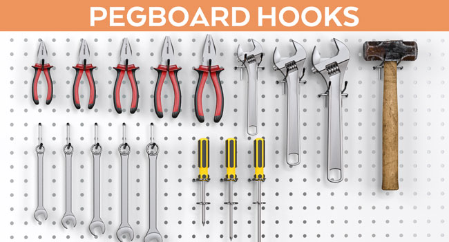 peg board hooks