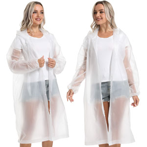 2PCS Rain Ponchos