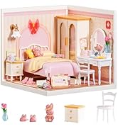 Rolife DIY Miniature Kits Super Creator - Lovely Pink Bedroom