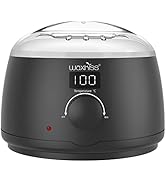 waxkiss Wax Warmer, Digital Wax Warmer for Professional Hair Removal with See-Through Lid and 14o...