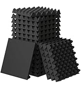 12 Pack 1.5"X12"X12" Sound Proofing Egg Crate Foam Pad(Most Soundproofing Design), Upgraded Foam ...
