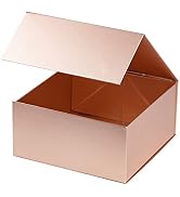 RUSPEPA Medium Birthday Gift Box with Lids, Magnetic Gift Box, Collapsible Gift Box - 1 Pcs, 8x8x...
