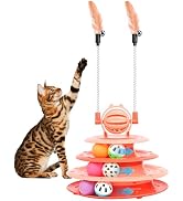 LALAKATS Cat Toys Interactive Cat Toys for Indoor Cats Kitten Toys Interactive Cat Toy Cat Puzzle...