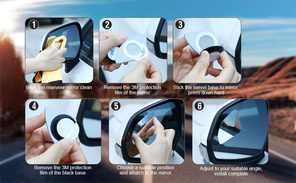 blind spot mirror rear view mirror side mirror passenger side mirror passenger mirror driver side