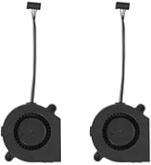 2PCS P1P/P1S DC24V Extruder Hotend Cooling Fan 5015 for Bambu Lab 3D Printer, 50x50x15mm with Dua...