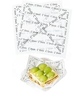 Roppolo White Waxed Deli Paper Sheets, 100 Pcs 7 * 7 Inch Food Basket Wrap for Sandwiches, Burger...