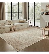 Triohero Large Area Rug 8x10 Washable Non Slip Carpet Boho Stylish Stain & Fade Resistant Vintage...