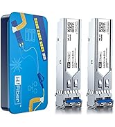 SFP Transceiver Single-mode Gigabit Mini-GBIC Module 1000BASE-LX/LH Compatible for Cisco GLC-LH-S...