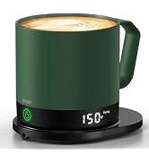 Temperature Control Smart Mug Heated Coffee Mug Life and Improved Design Gifts for Women and Men ...