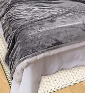 Electric Heated Blanket 72"x84" Full Size Soft Flannel, 4 Heating Levels & 10 Hours Auto Off Mach...