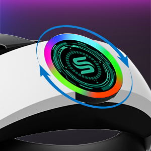 Color RGB Light Quieter Rotation Button