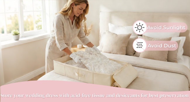 wedding dress preservation box
