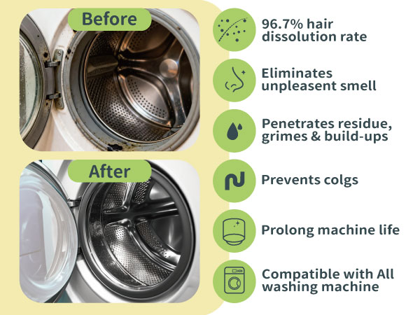 pet hair dissolver for washing machine