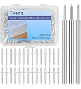 300 Pcs Double-Head Skirting Thread Seamless Nails, Double-Headed Nails, Invisible Screws & Speci...