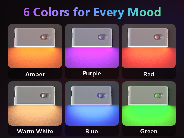 RGB Motion Sensor Night Light