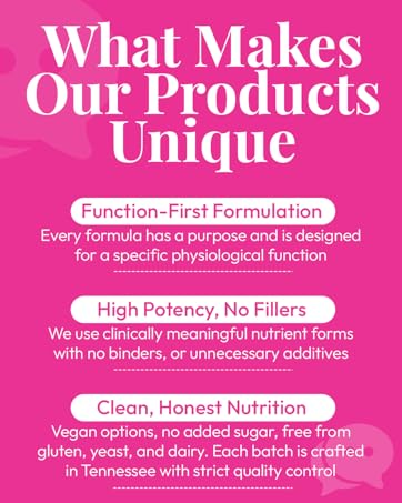 Purpose-driven, high-potency, clean nutrition made without fillers and crafted with strict quality.