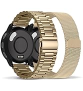 Compatible with Garmin Venu 3 Watch Band/Venu 4 45mm/Venu 2, 22mm Stainless Steel 2 Pack Metal an...