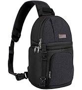 MOSISO Camera Sling Bag, DSLR/SLR/Mirrorless Camera Case Shockproof Photography Camera Backpack w...