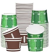 Gatherfun Football Party Supplies Kit for 50 Guests - Football Snack Cups - for Football Birthday...