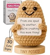 New Mom Gifts for Women - Tiny Potato with 30 Cute Signs | New Mommy Funny Gift for Baby Showers,...