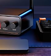 Bluetooth 5.3 Audio Transmitter Receiver for TV Home Stereo, high-Fidelity Wireless Bluetooth Low...