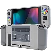 eXtremeRate PlayVital Back Cover for Nintendo Switch, NS Joycon Handheld Controller Protector Har...