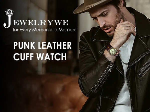 Cool punk cuff watch