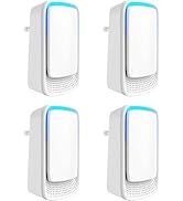 4 Pack Plug-In Negative Ion Ionizer for Home, Office, Kitchen, Bedroom, Bathroom - Filterless, Qu...