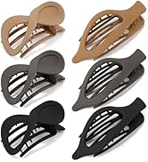 Atoden Hair Clips Flat French Concord Hair Clips for Thick Thin Hair 6Pcs Lay Down Flat Hair Claw...