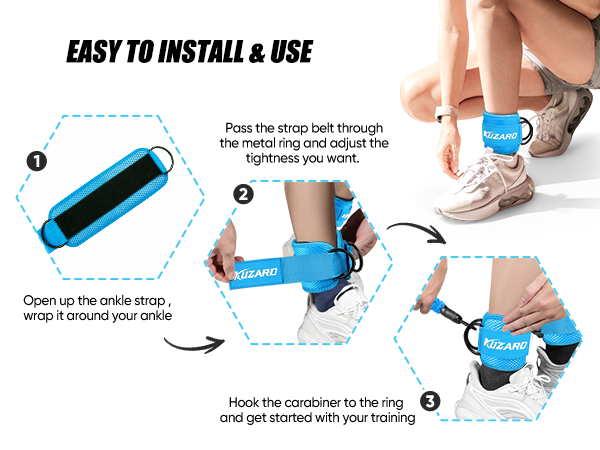 ankle straps for cable machines women