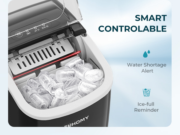 EUHOMY Countertop Ice Maker