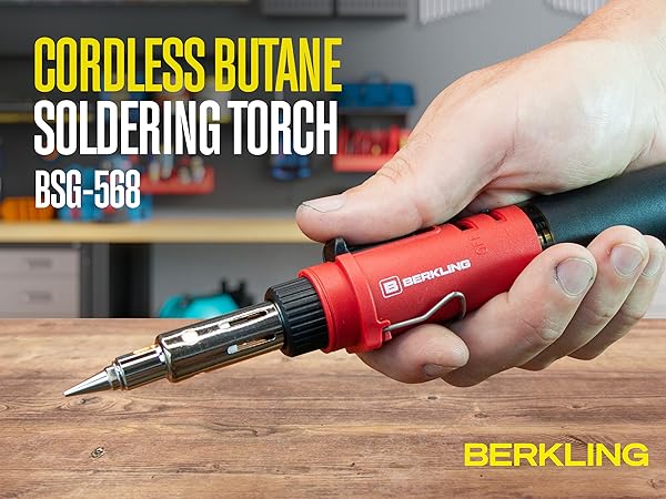 berkling 3-in-1 butane soldering iron kit torch heat gun