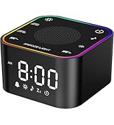 Sound Machine with Alarm Clcok: 30 Non-Looping Sleep Sounds - White Noise Alarm Clock for Natural...