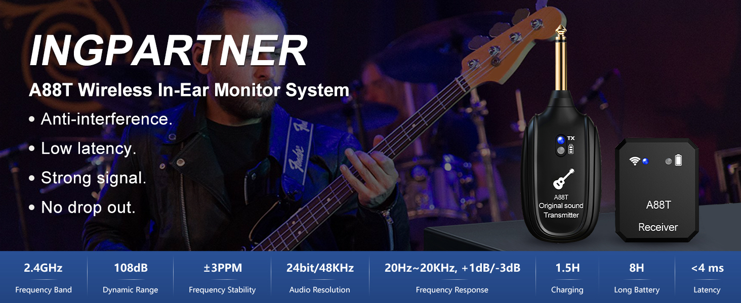 wireless in ear monitor system