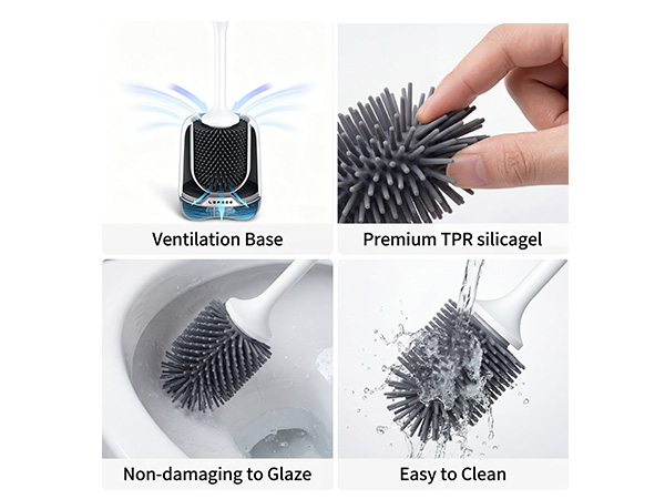 toilet bowl brush silicone