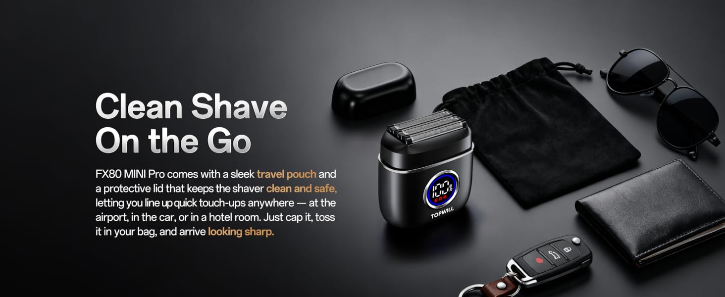 comes with a sleek travel pouch and a protective lid, so you can touch up anywhere