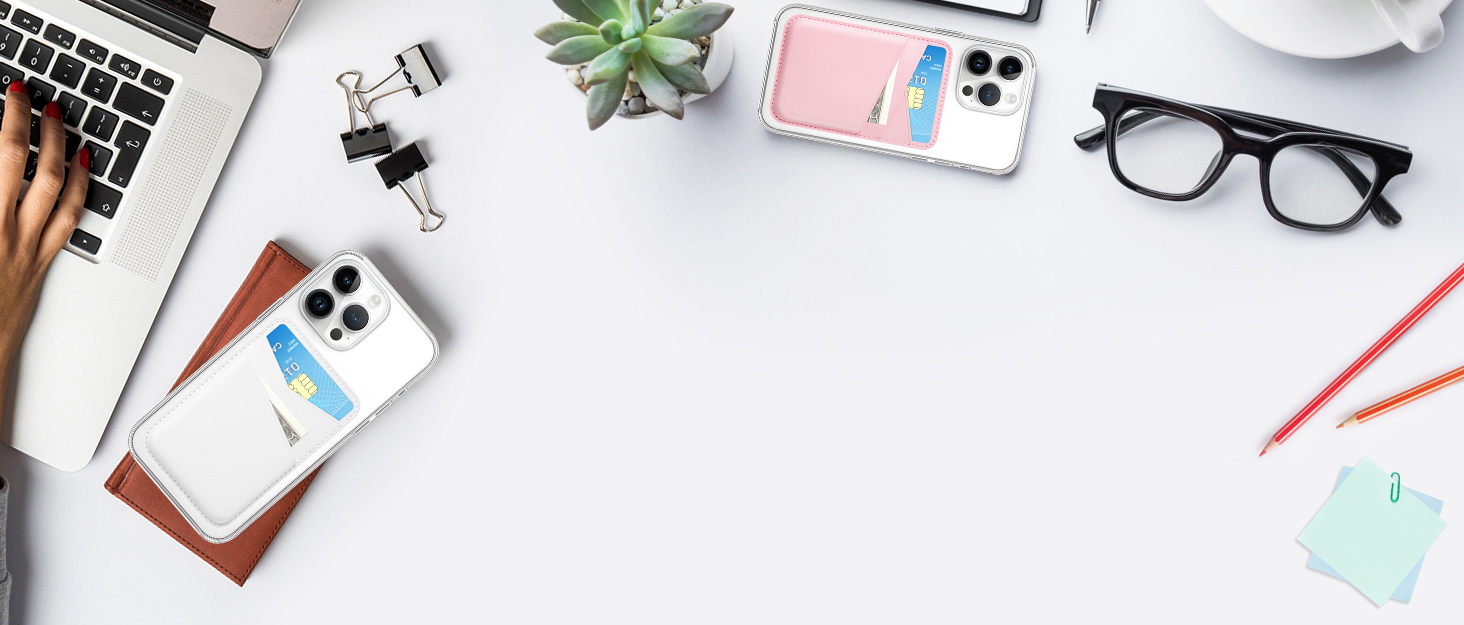 magnetic wallet card holder for iphone