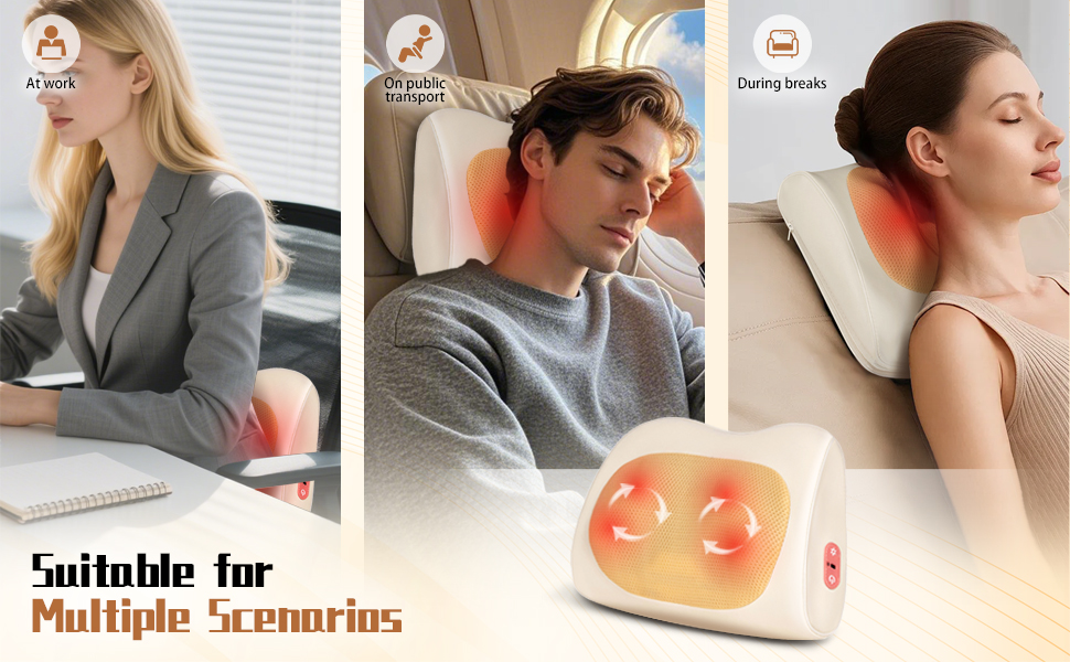 Shiatsu Back and Neck Massager with Heat
