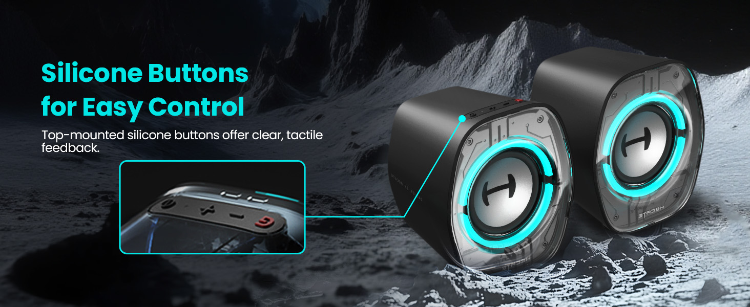 Silicone Buttons for Easy Control