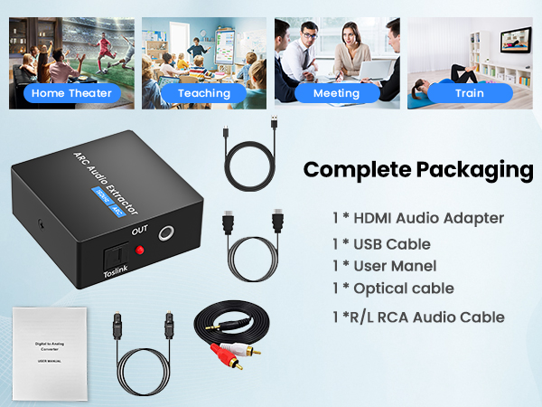 hdmi arc audio extractor 5.1