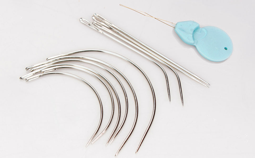 Ryalan Weaving Needle Combo Deal 3 Thread with Needle for Making Wig