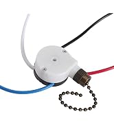 Ceiling Fan Switch ZE-208s E89885 3 Speed 4 Wire Fan Light Switch Replacement Part Speed Control ...
