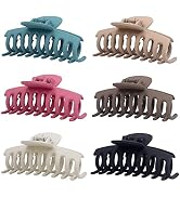 MAORULU 6 Pack 3.5" Hair Clip for Thin and Medium Thick Hair, Strong Hold Hair Clip for Fine Hair...