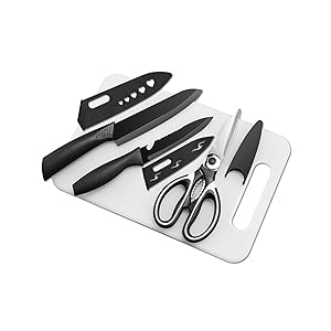Chopping board knife set