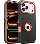 Jelanry for iPhone 17 Pro 5G 6.3-inch Case Rugged & Heavy Duty Dual Layer Drop Protection, Dustpr...