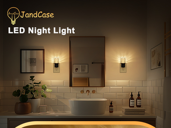 led night light crystal night light modern style