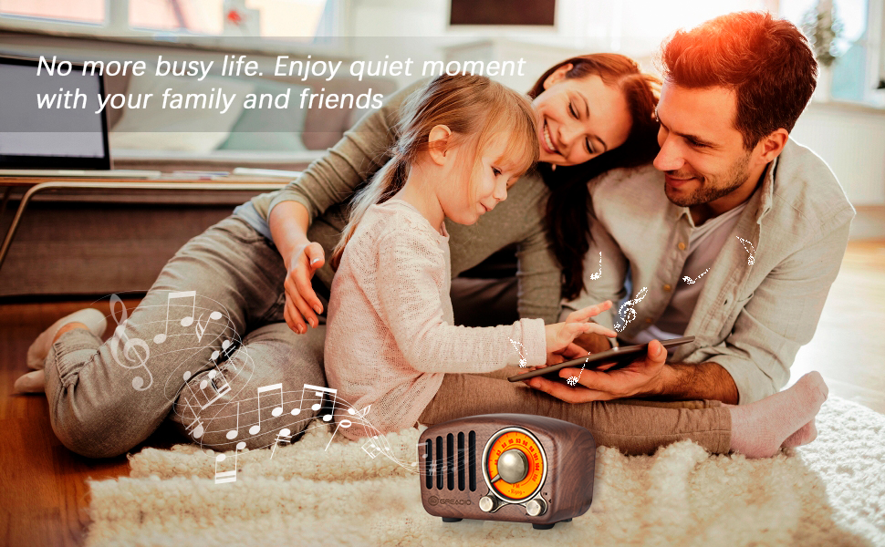 retro radio bluetooth speaker